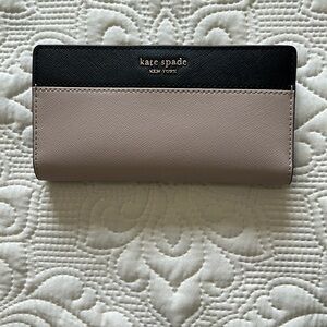 Kate Spade Black and Tan Wallet